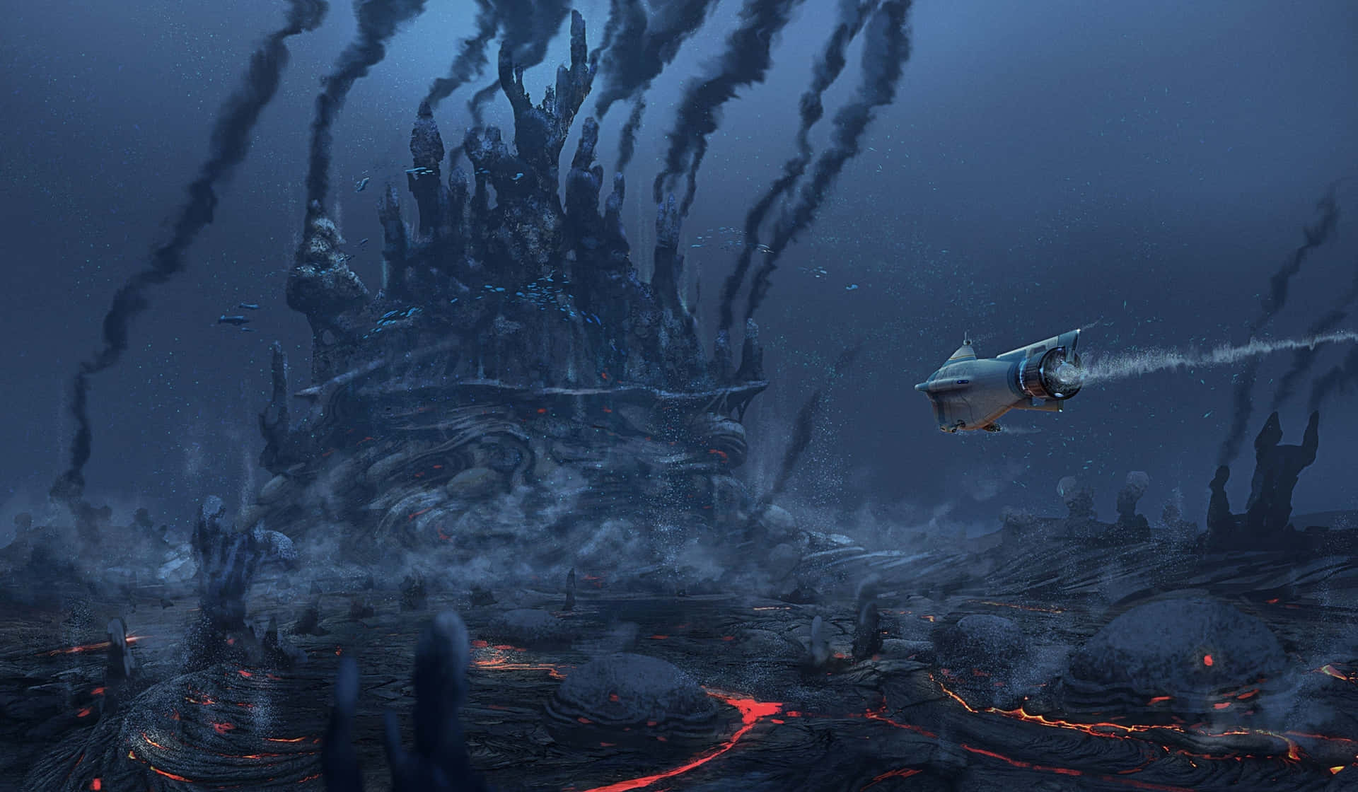 Subnautica On A 4k Display. Background