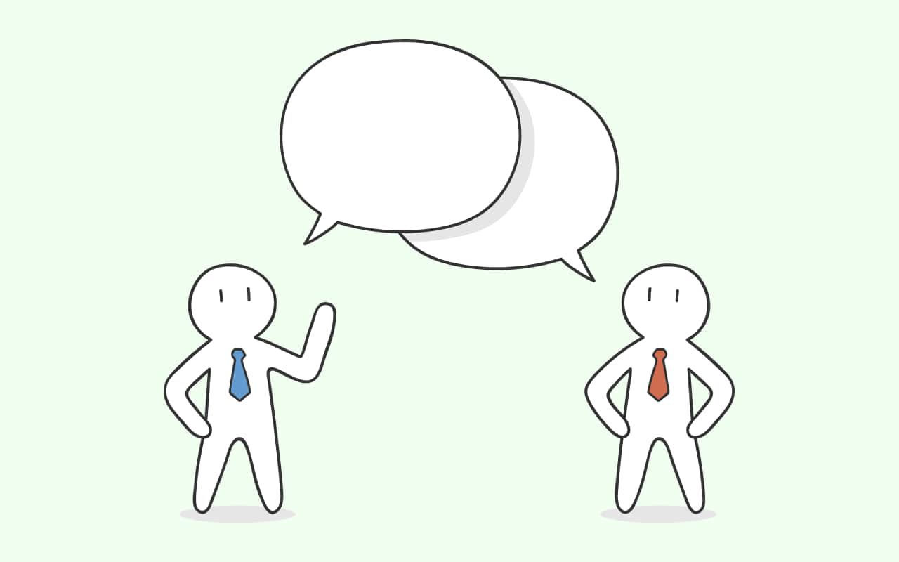 Subordinate Conversation Logo Background