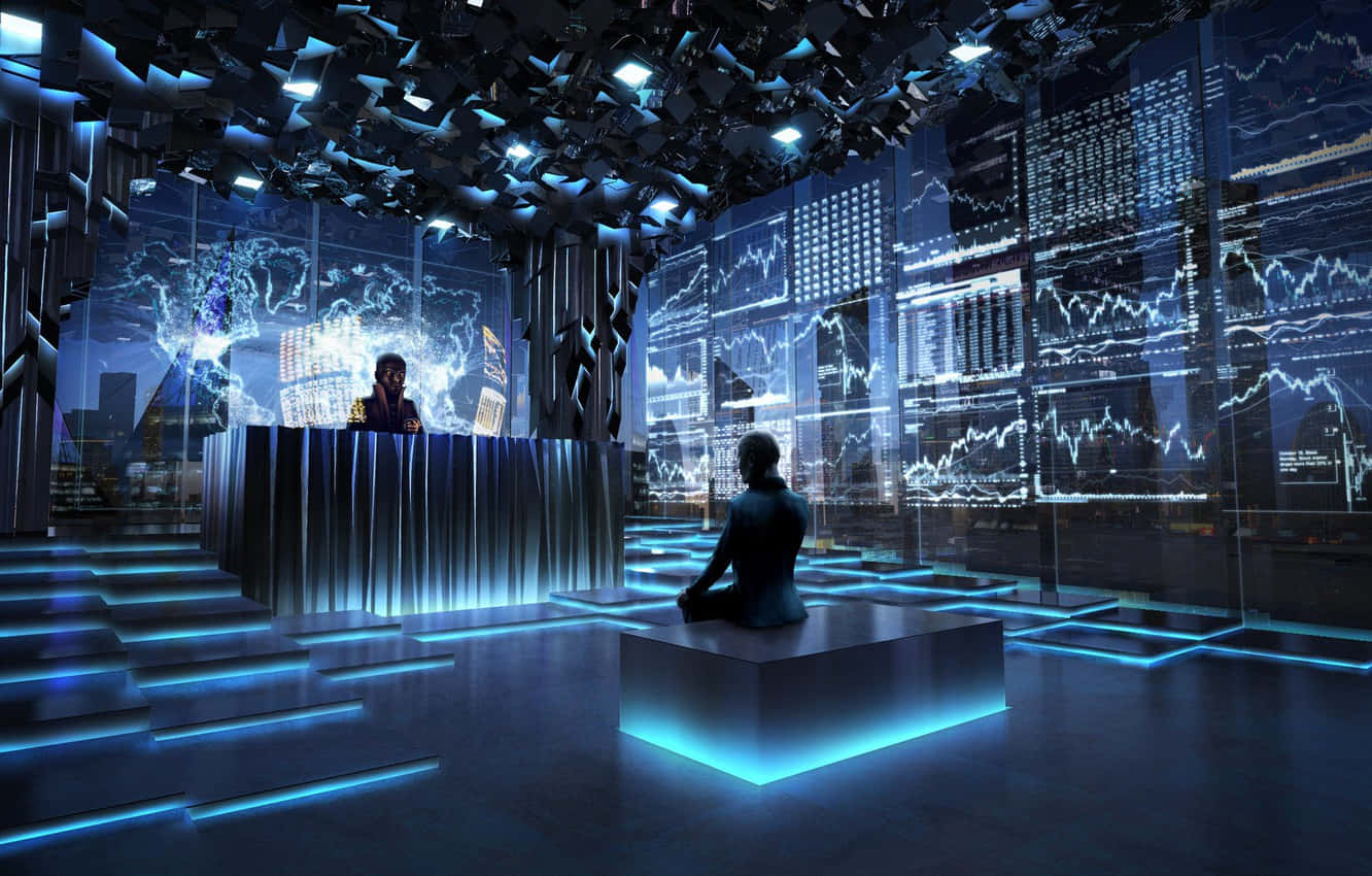 Subordinate Glowing Lobby Background