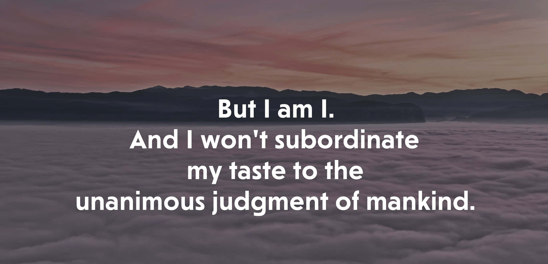 Subordinate Inspiration Quote Background