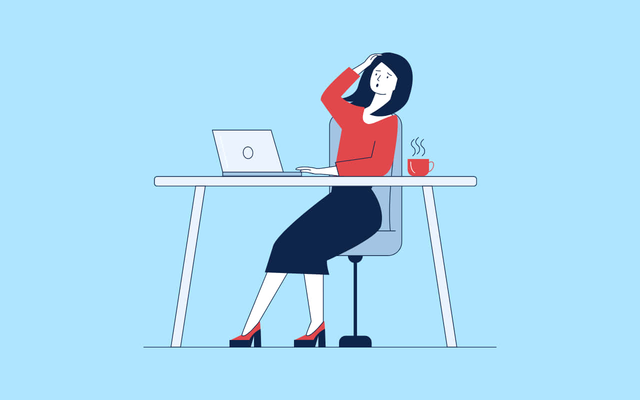 Subordinate Lady Worker Background