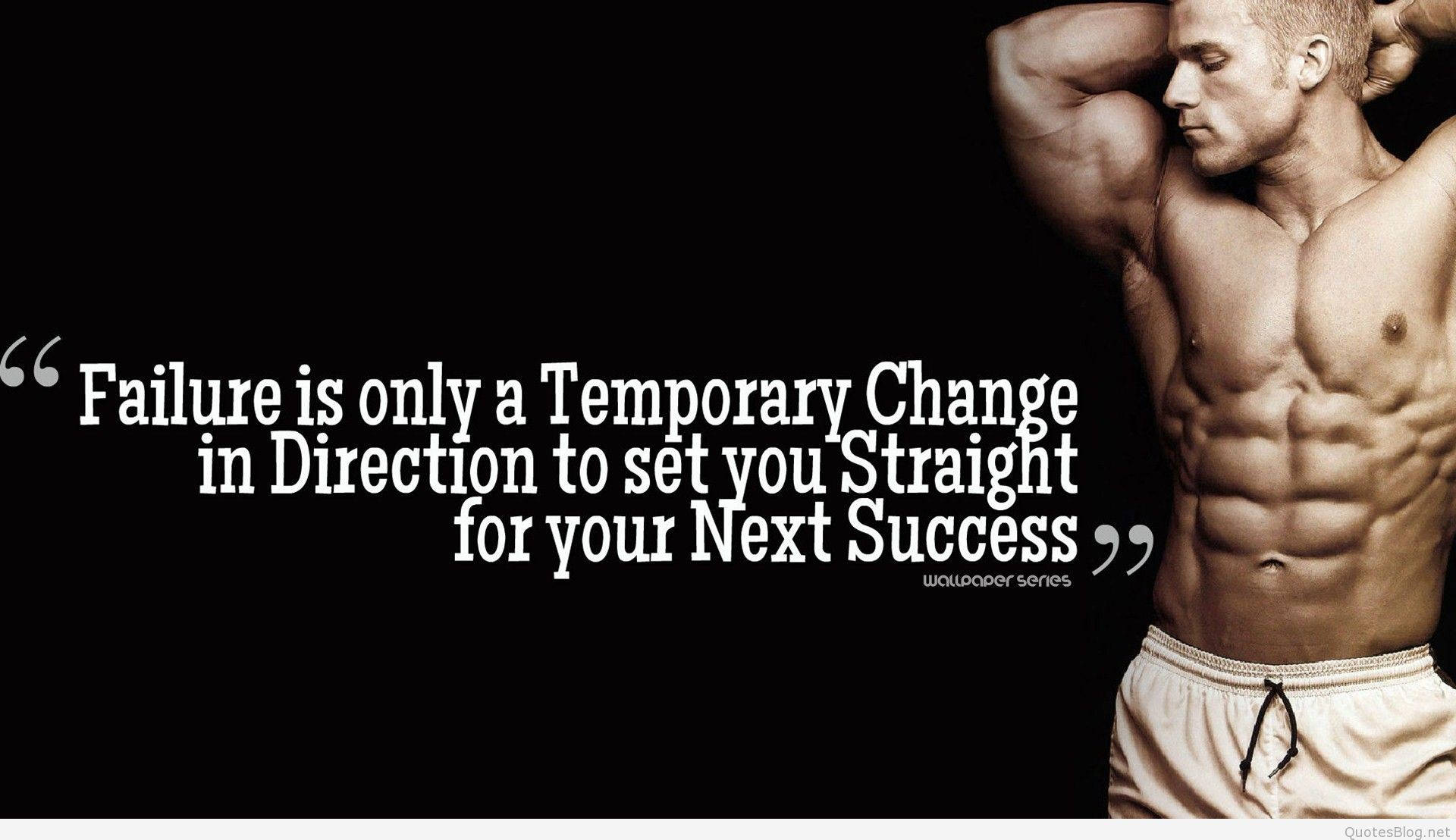 Success Gym Quote Background