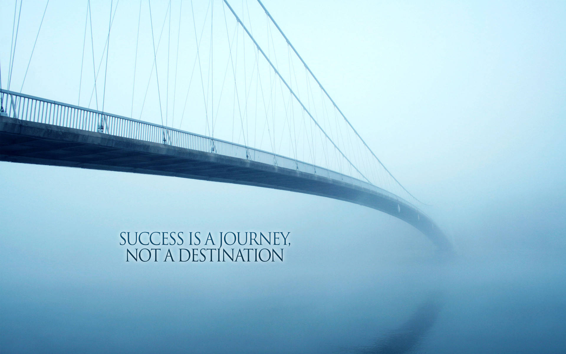 Success Is A Journey Motivational Desktop Background