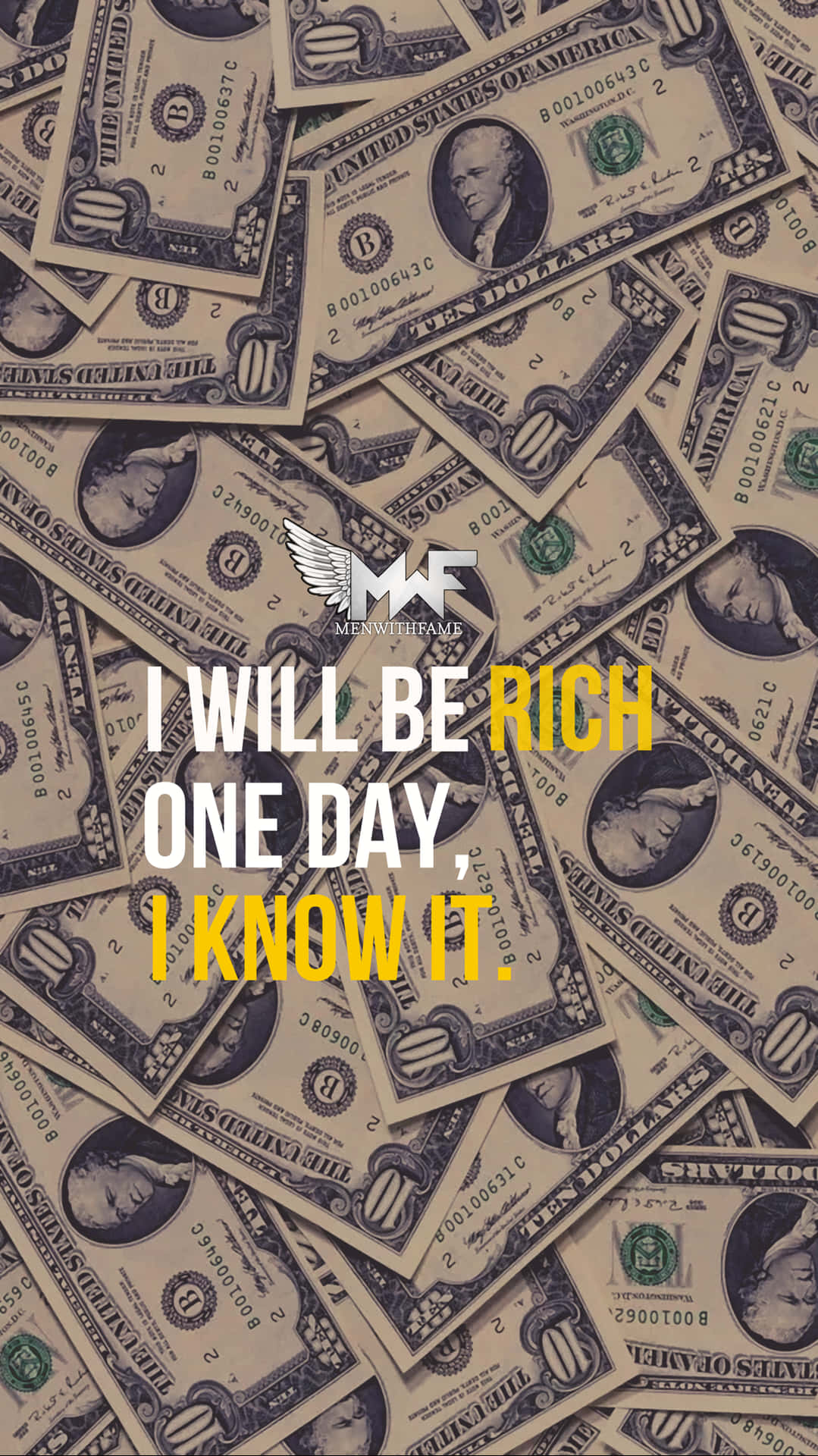 Success Starts With Self-motivation. Background
