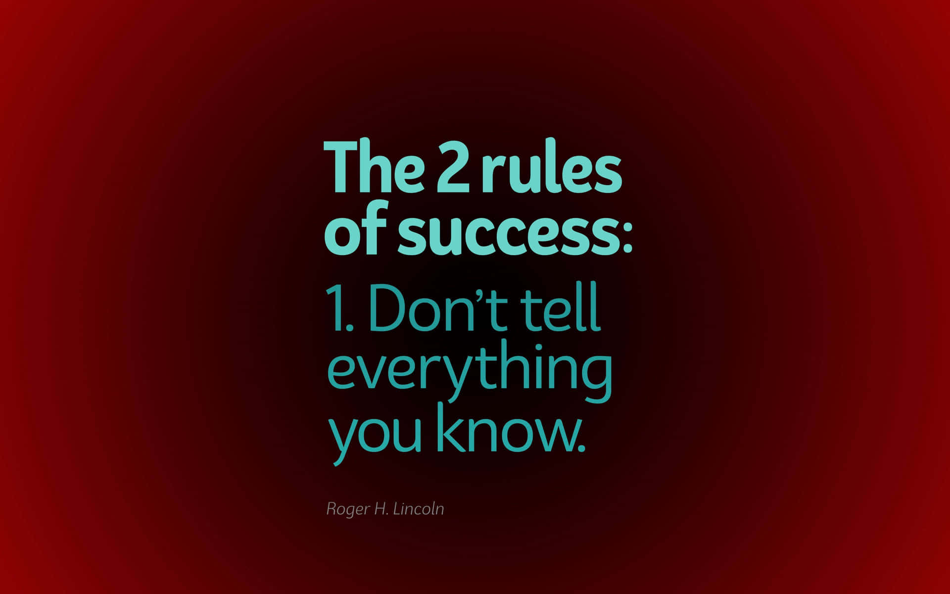Successful Quote By Roger Lincoln Background