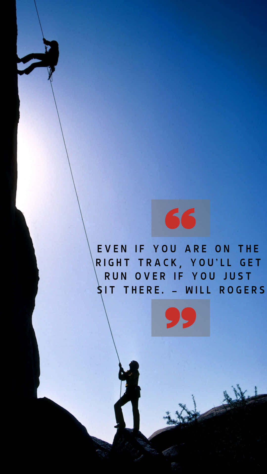 Successful Quote By Will Rogers Background