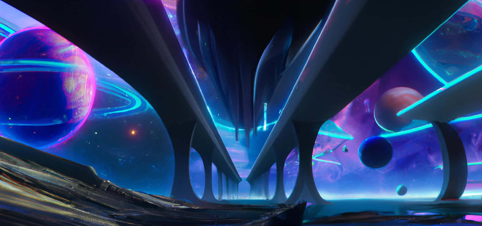 Succinct Outer Space Background