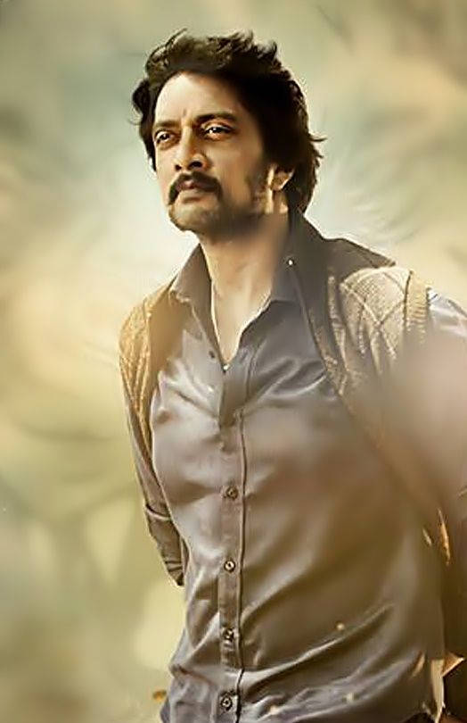 Sudeep Looking Confident Background