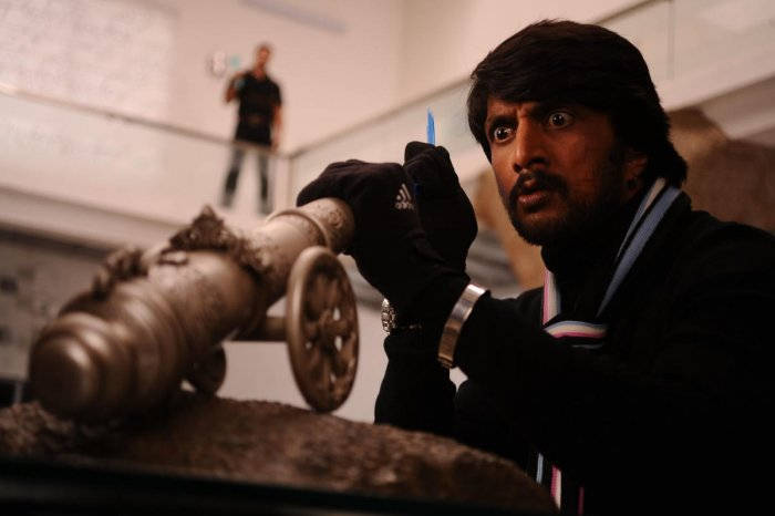 Sudeep Looking Shocked Background