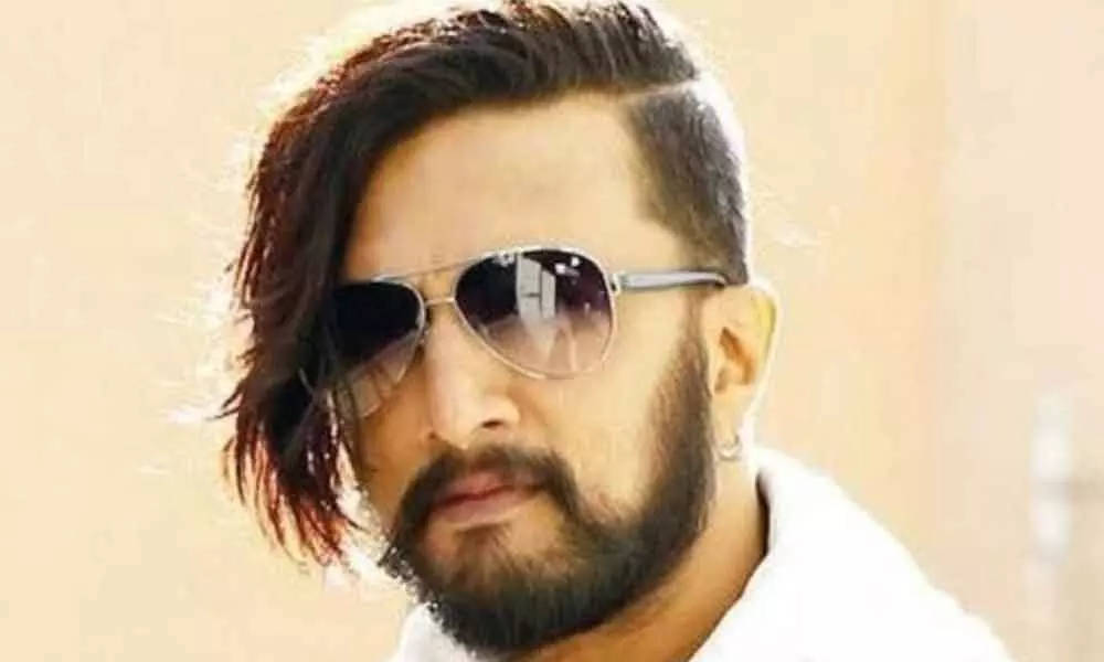 Sudeep Side-swept Hair Background