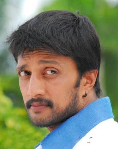 Sudeep With Short Hair Background