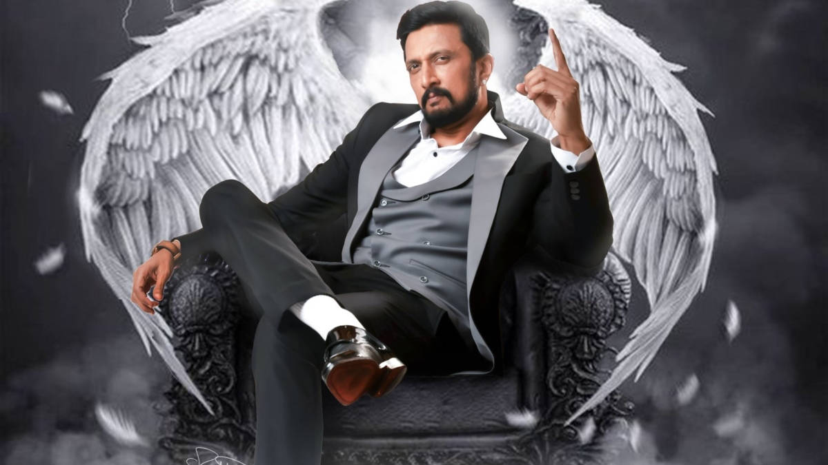 Sudeep With Wings Art