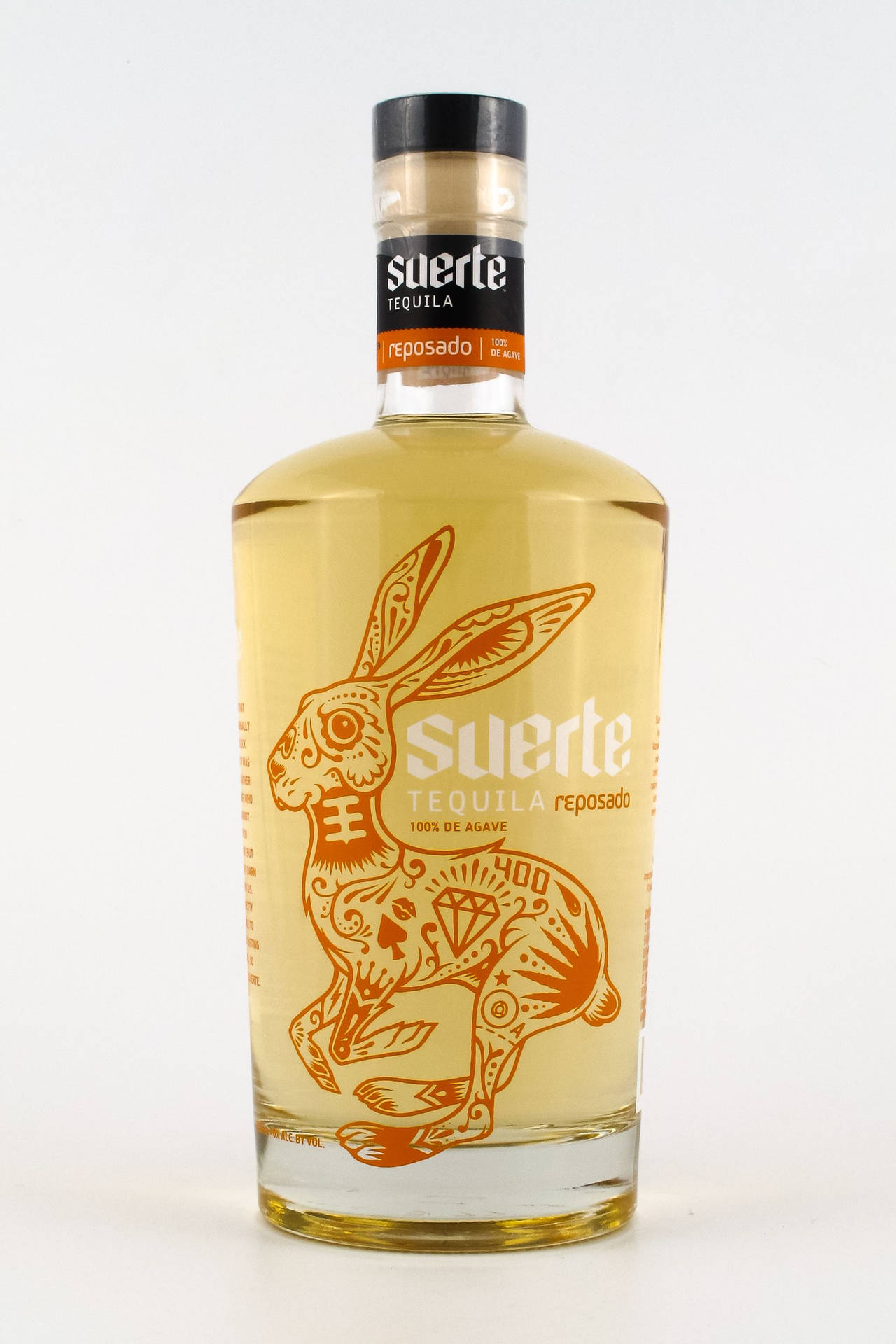 Suerte Reposado Agave Tequila Background