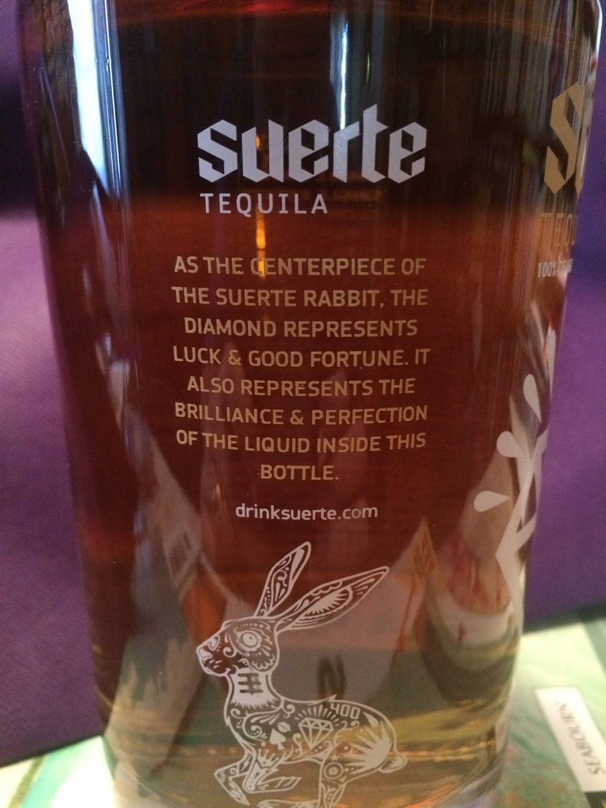 Suerte Tequila Rabbit Logo Background