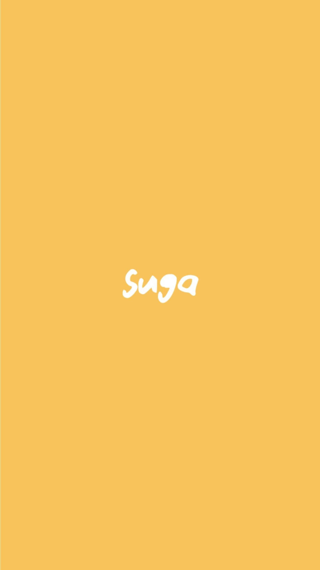 Suga Bts Plain Yellow Phone Background