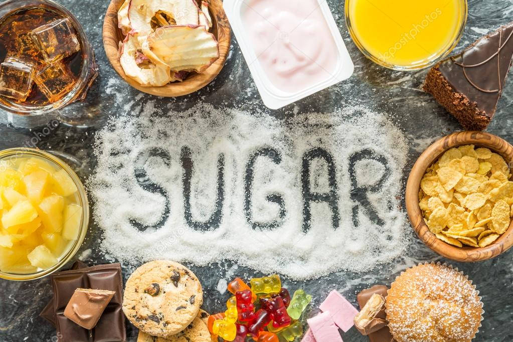 Sugar And The Foods It Sweetens Background