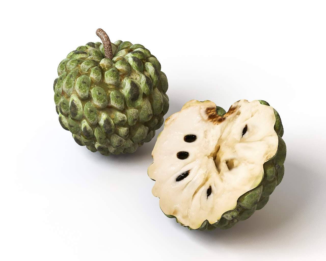 Sugar Apple Inside Look Background