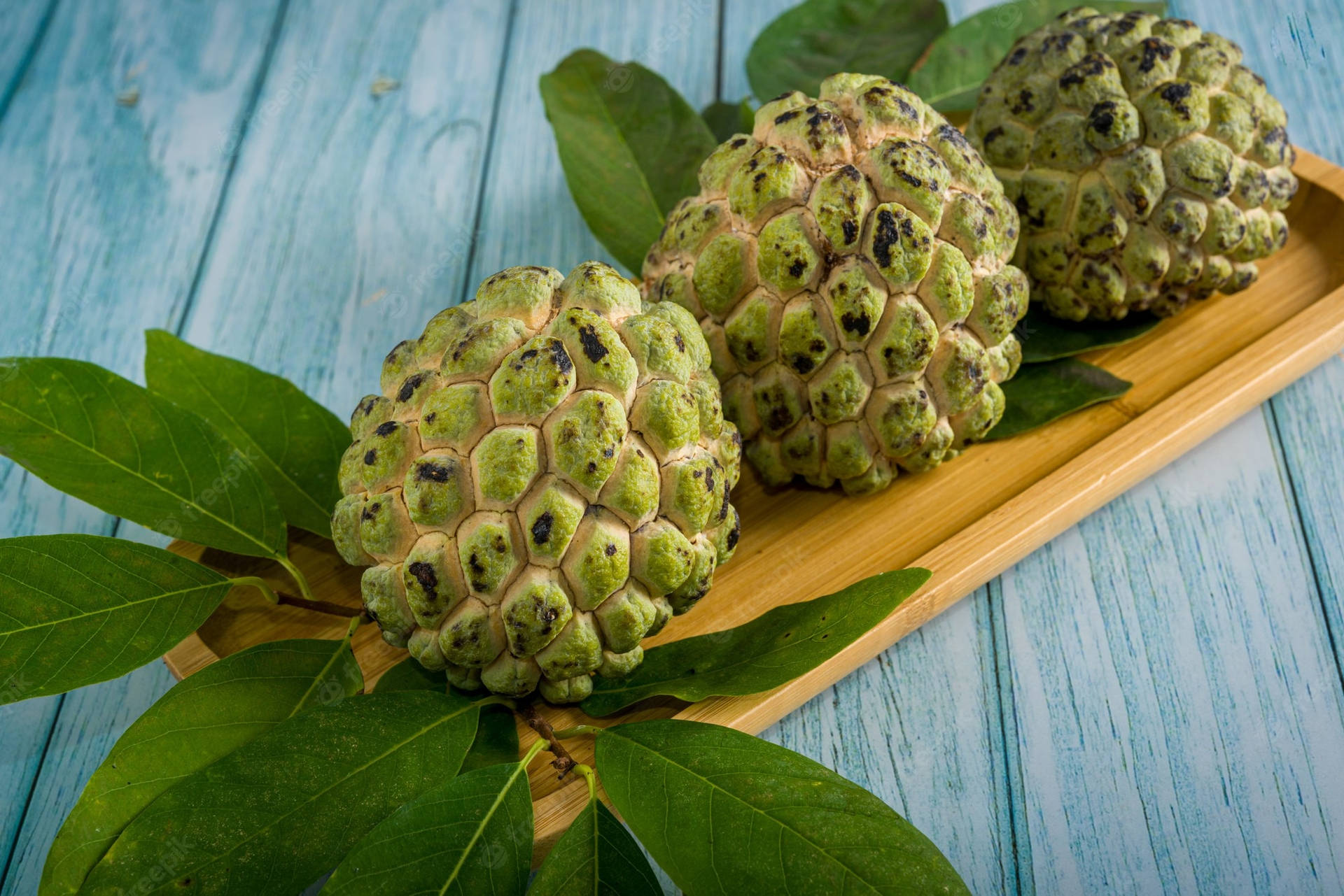 Sugar Apple Plating Presentation Background