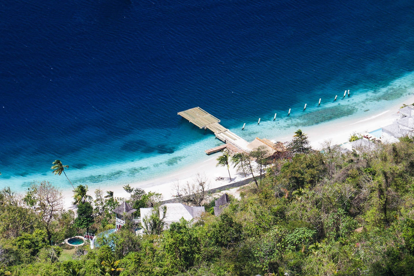 Sugar Beach Viceroy Resort In St Lucia Background