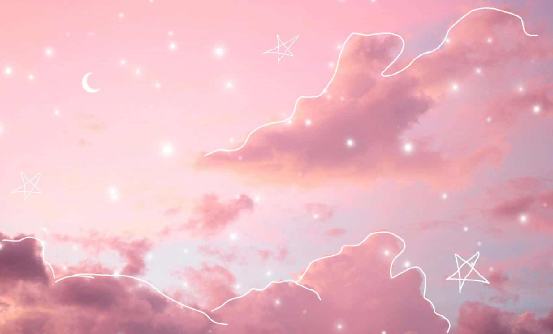 Sugar Cotton Candy Clouds Desktop Pink Aesthetic