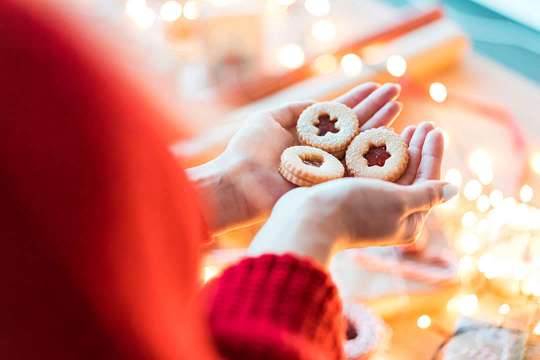 Sugar Filled Cookie Background