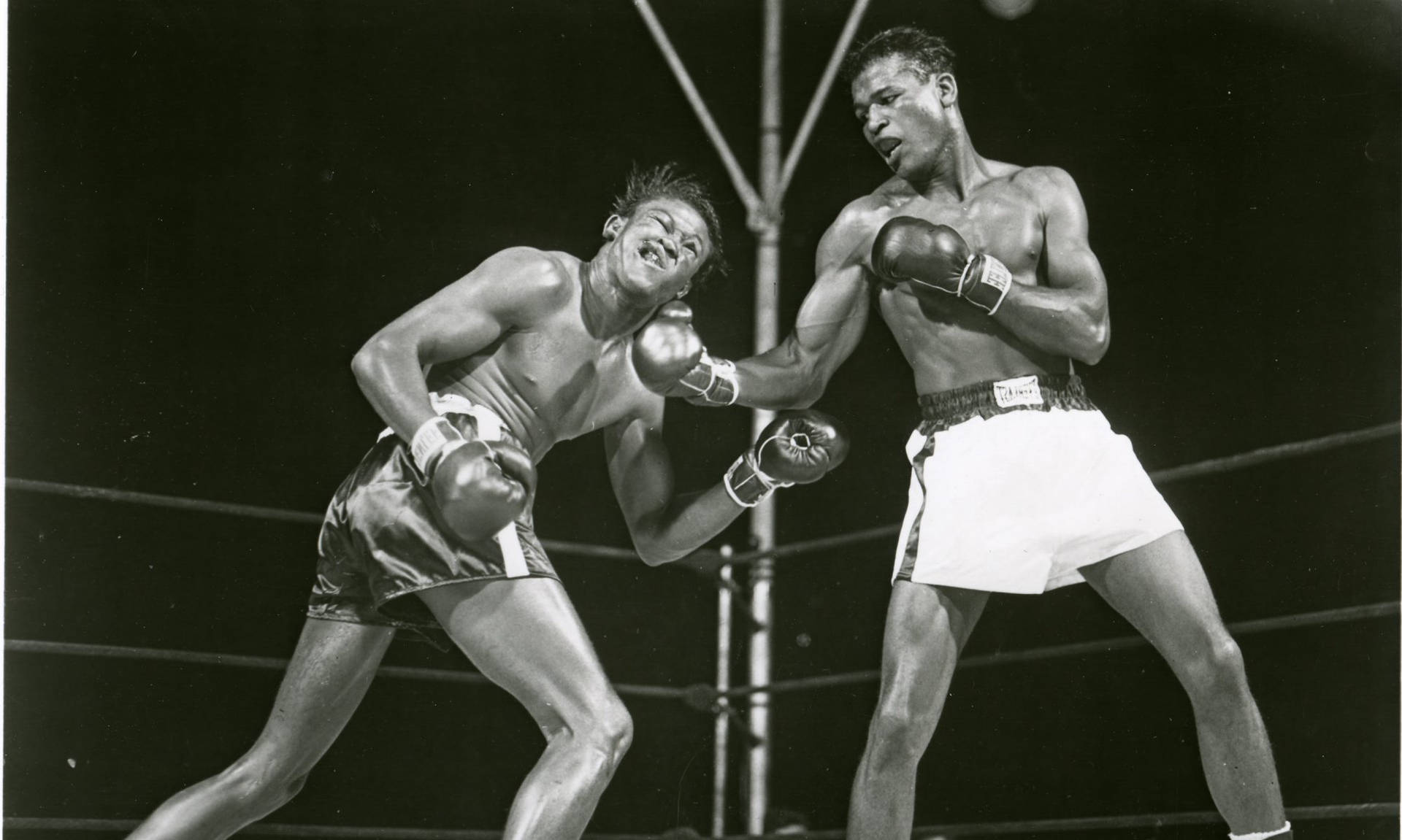 Sugar Ray Robinson Dynamic Left Hook Background