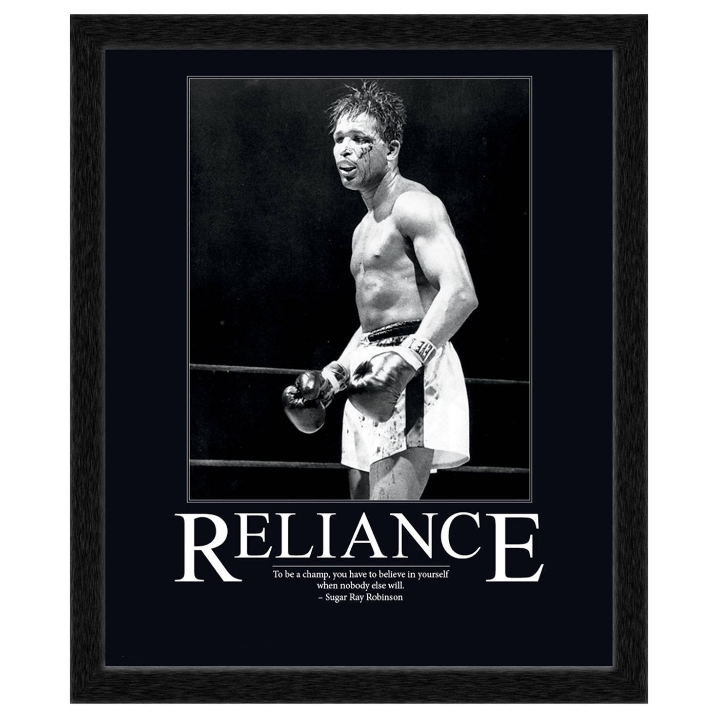 Sugar Ray Robinson Reliance Quote