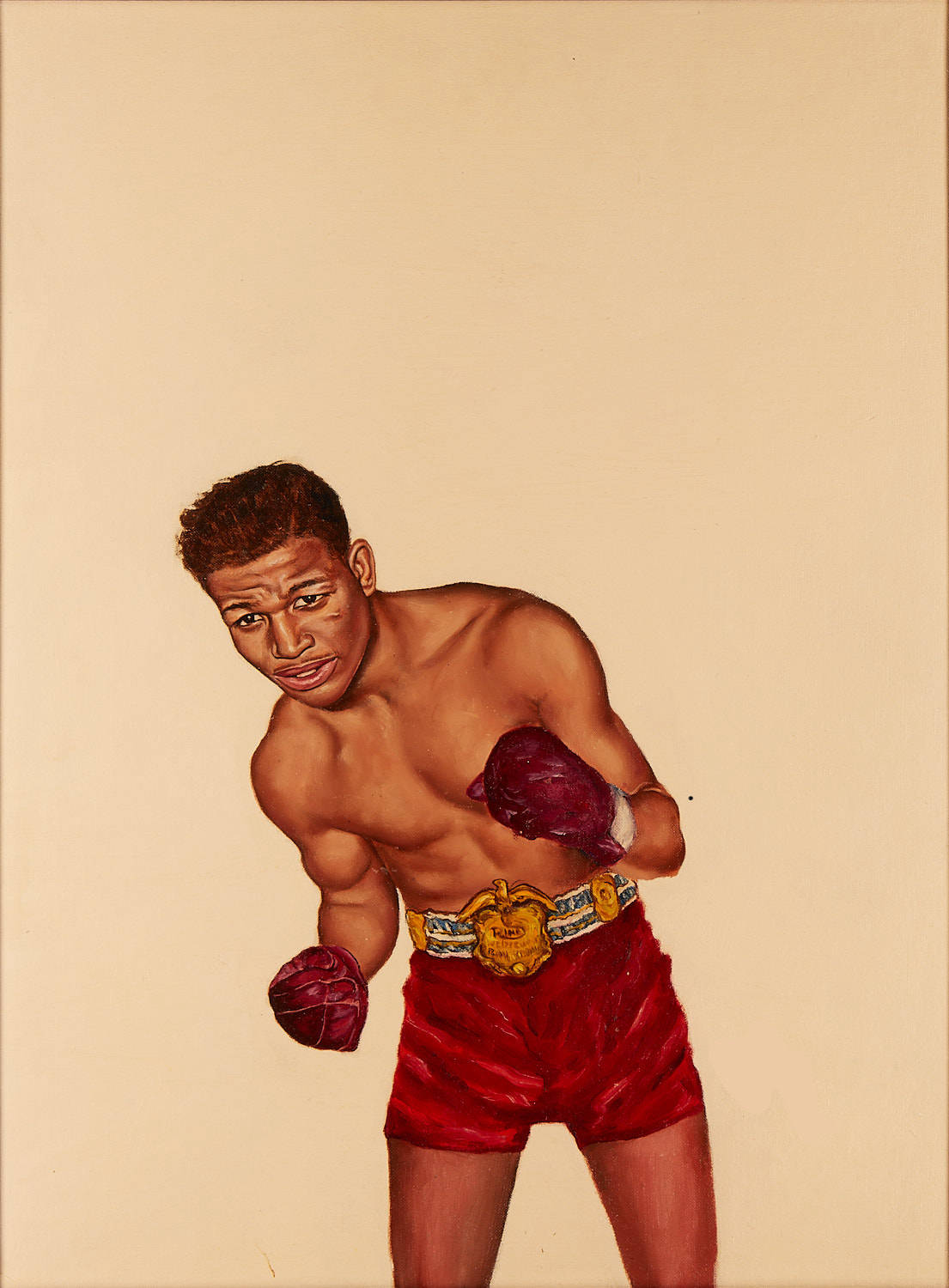 Sugar Ray Robinson Sketch Background