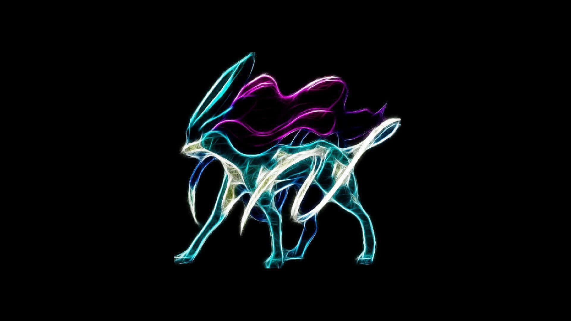 Suicune Side Profile Background