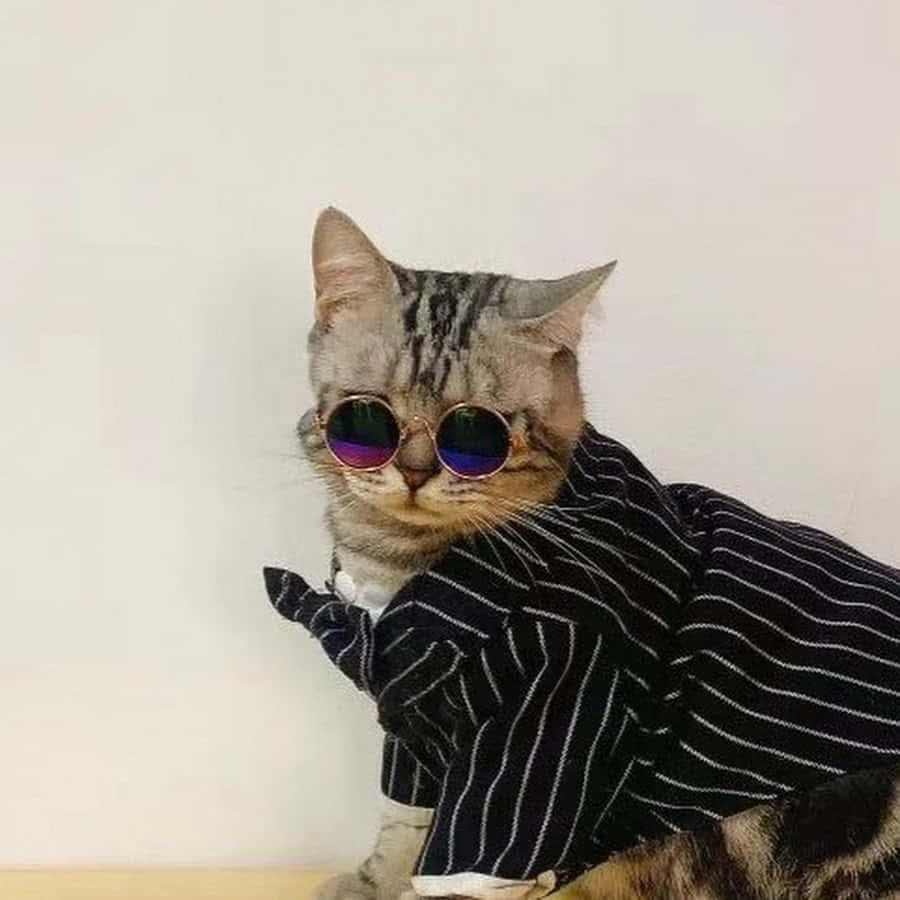 Suited-up Boss Cat