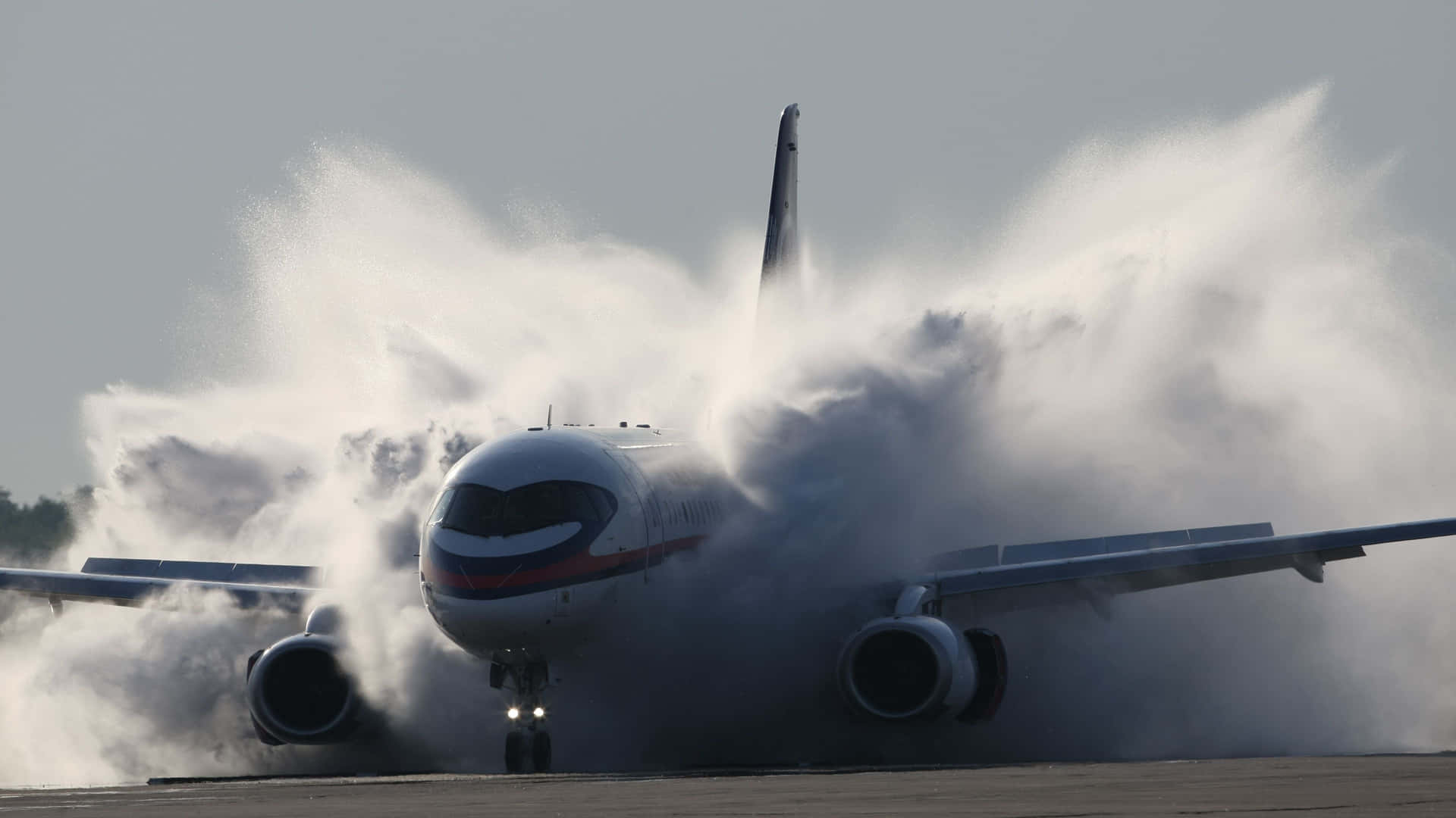 Sukhoi Superjet 100 Plane 4k Ultra Hd Background