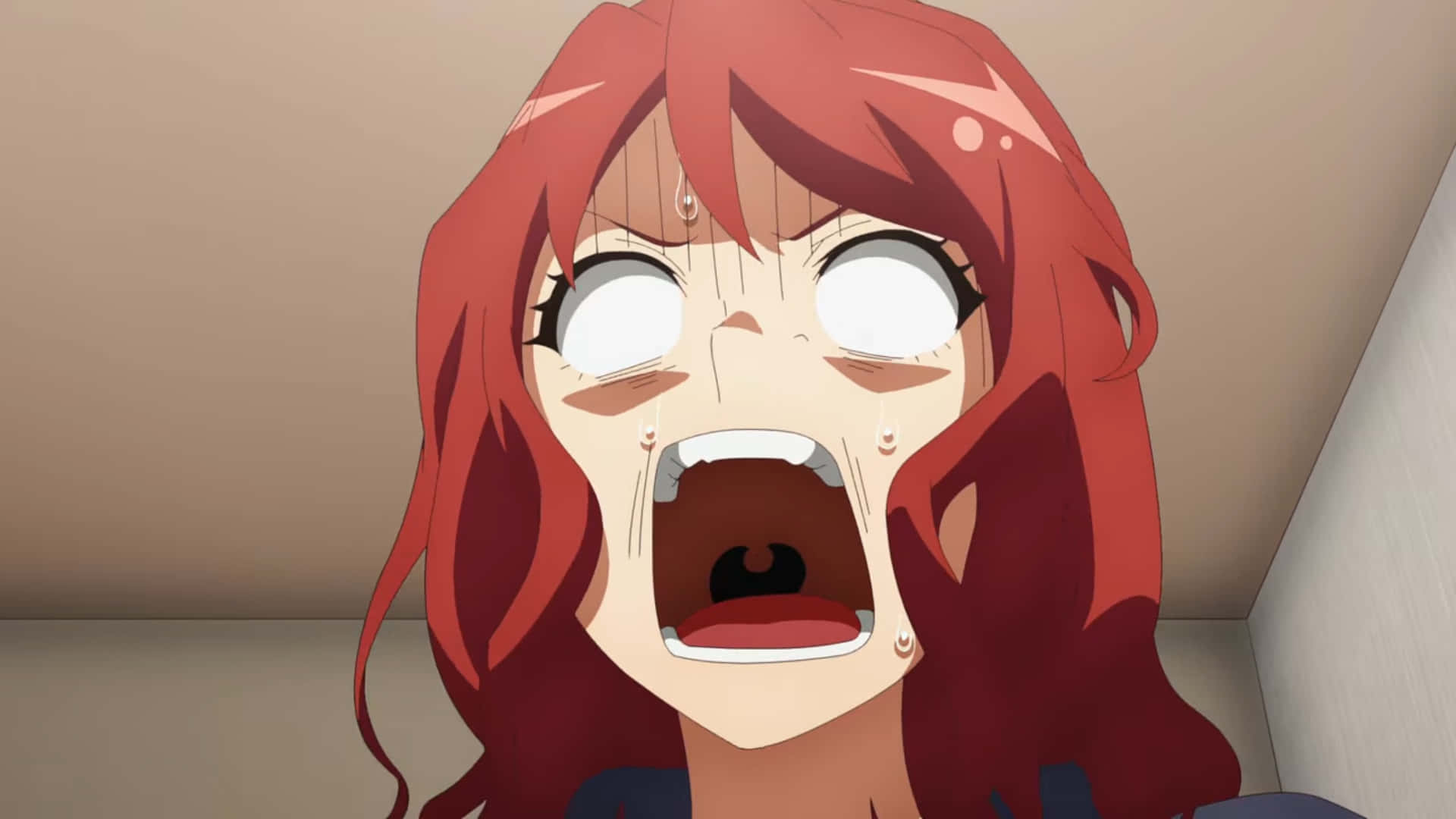 Sullen Anime Girl Background