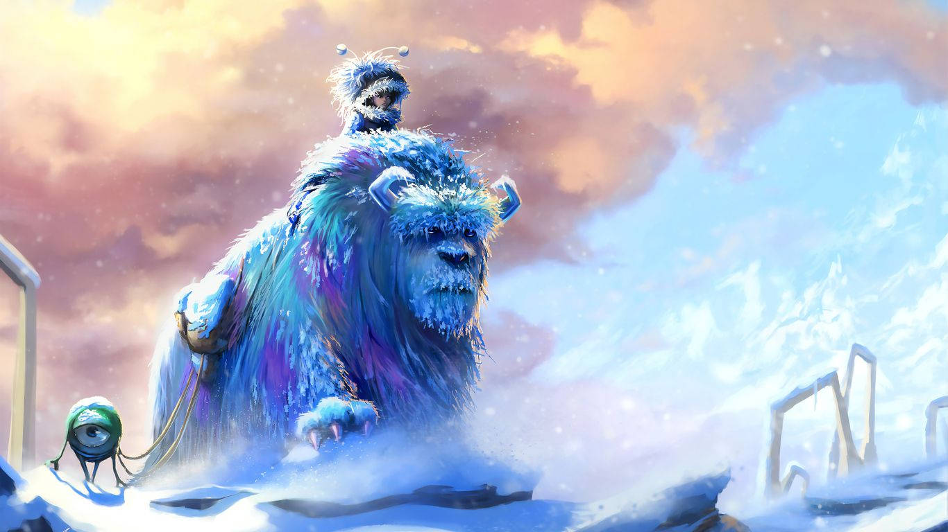 Sulley And Mike Adventure Background