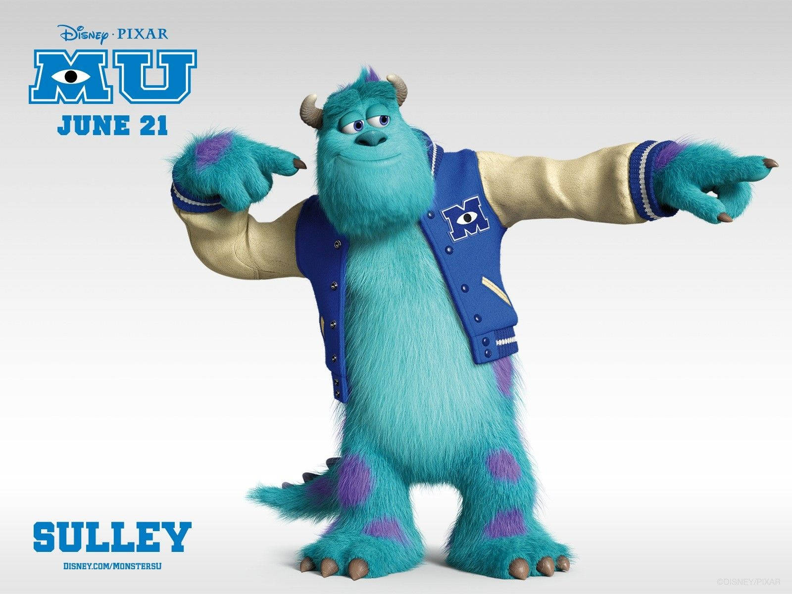 Sulley Disney Pixar Mu Background