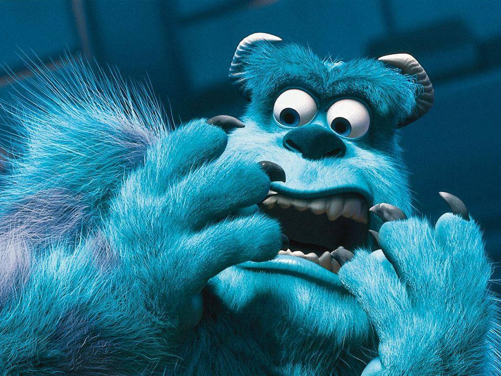 Sulley Of Monsters Inc Shocked Cute Computer Background