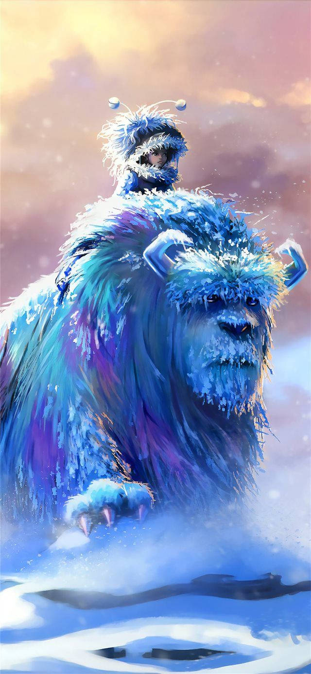 Sulley With Boo Fan Art Background