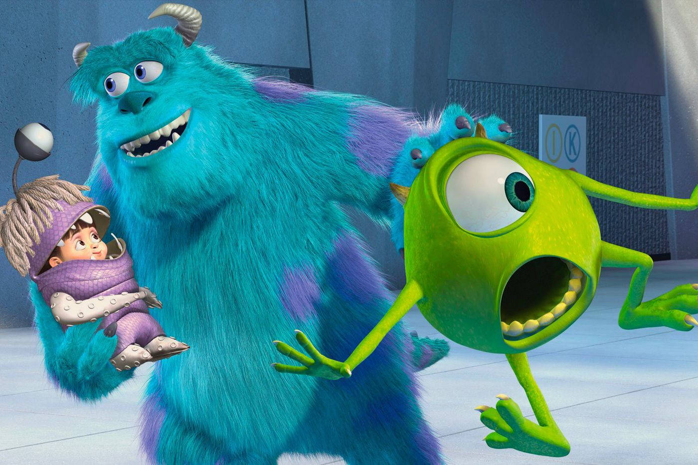 Sulley With Boo & Mike Monsters Inc