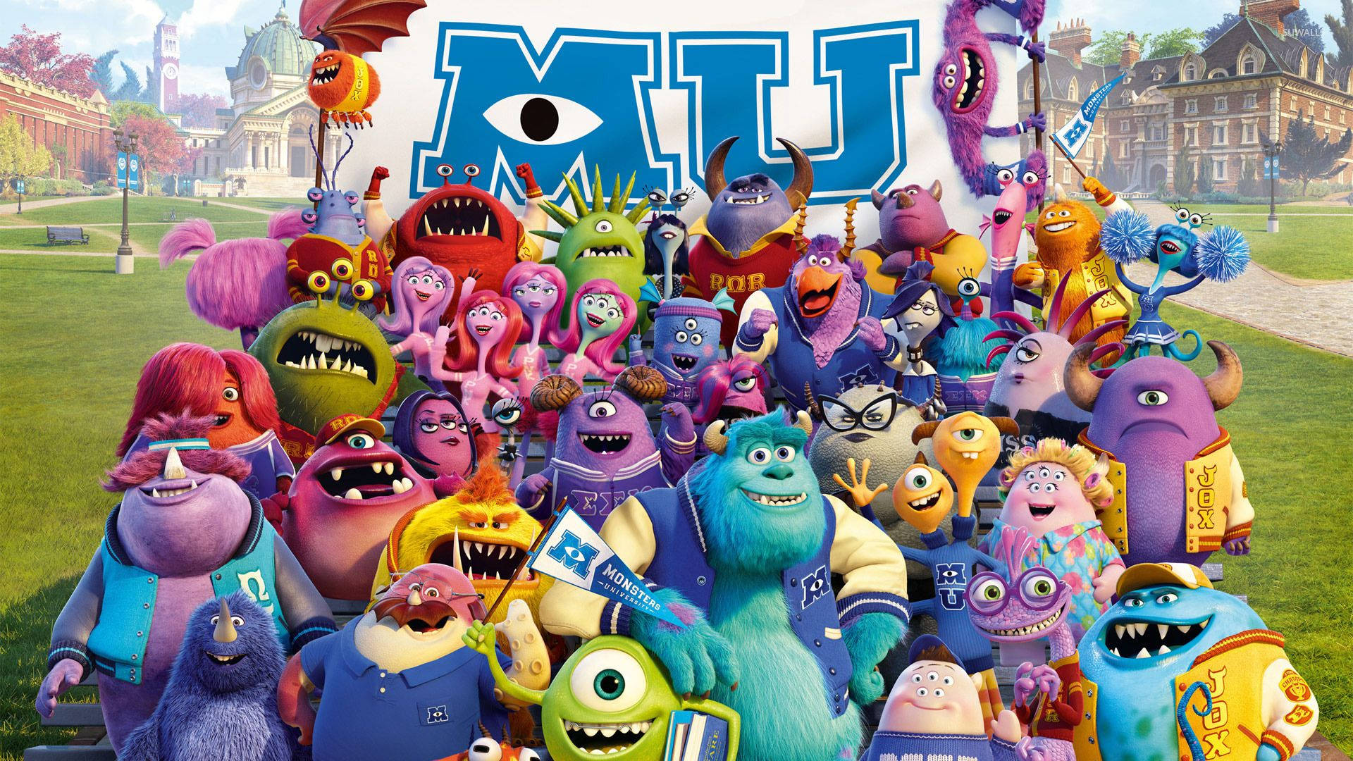 Sulley With Monsters University Poster