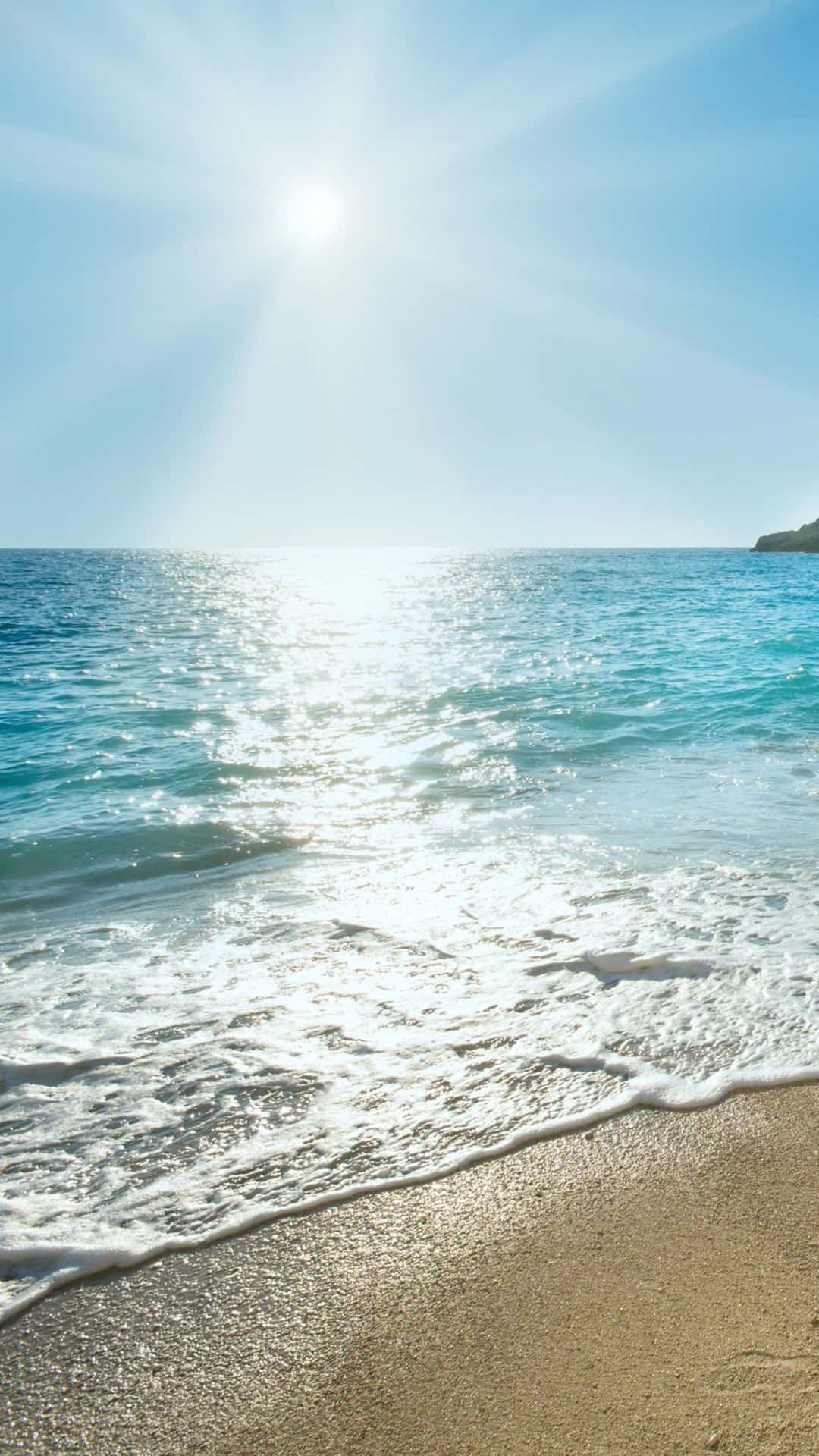 Summer Beach Iphone Bright Sun Background