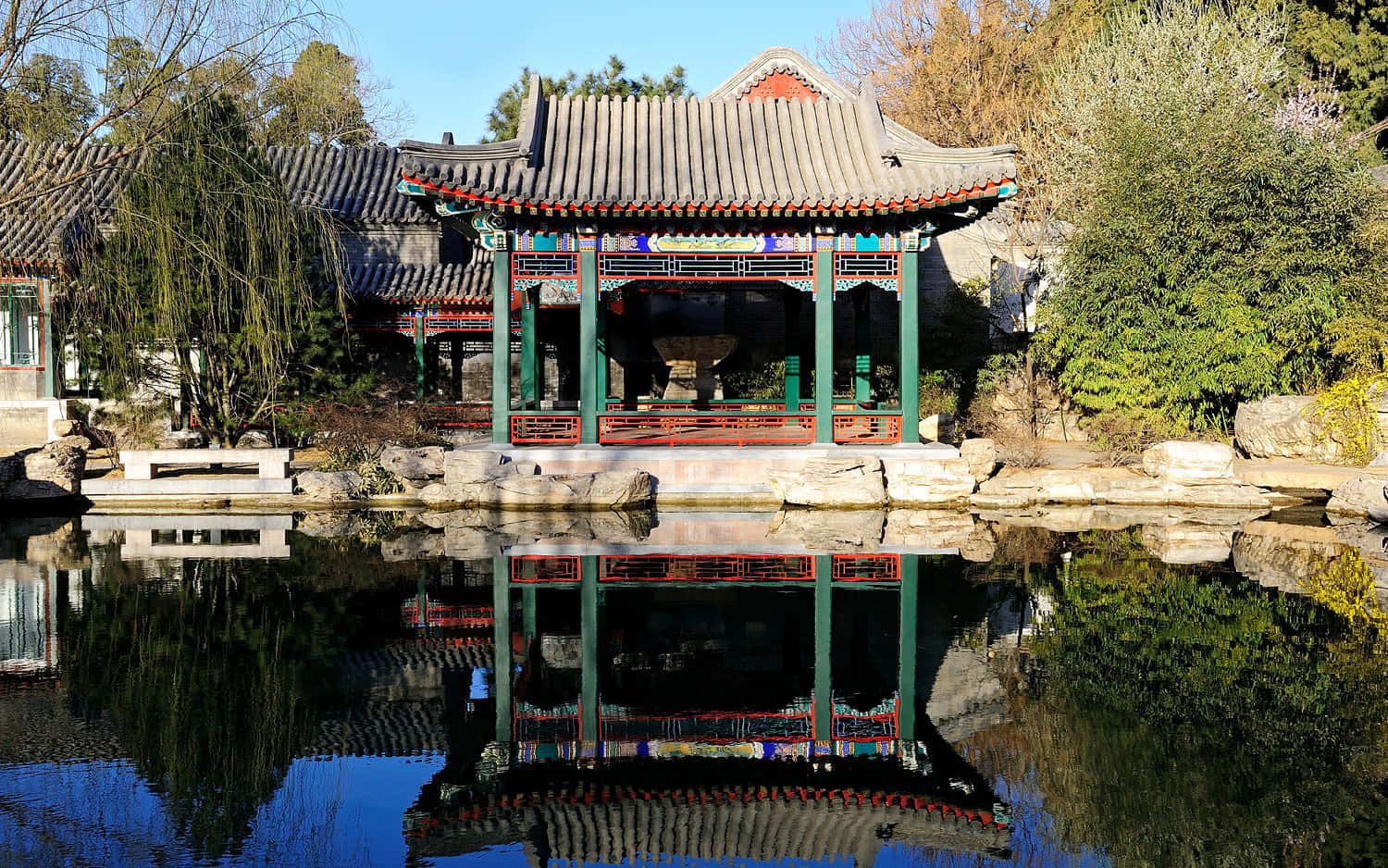 Summer Palace Garden Pond