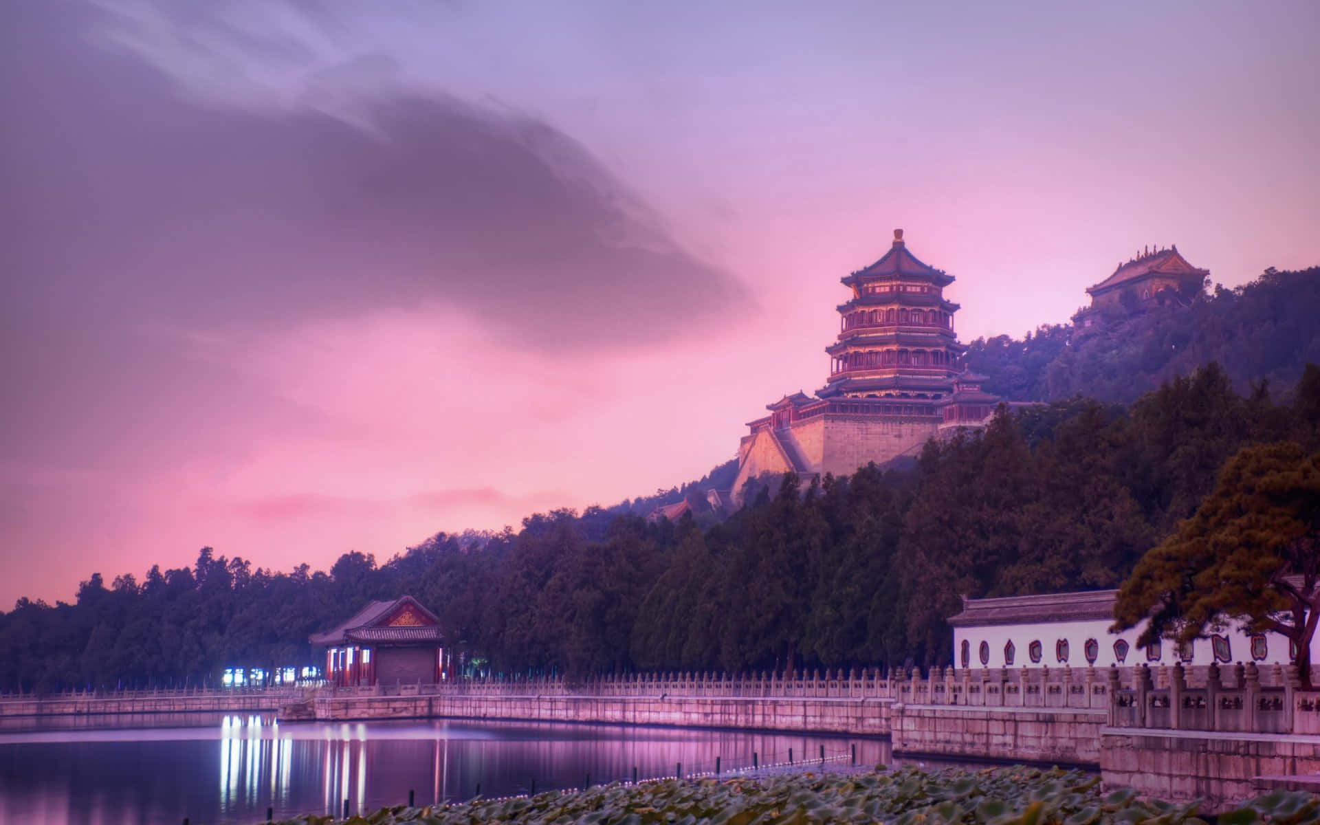 Summer Palace Purple Sunset