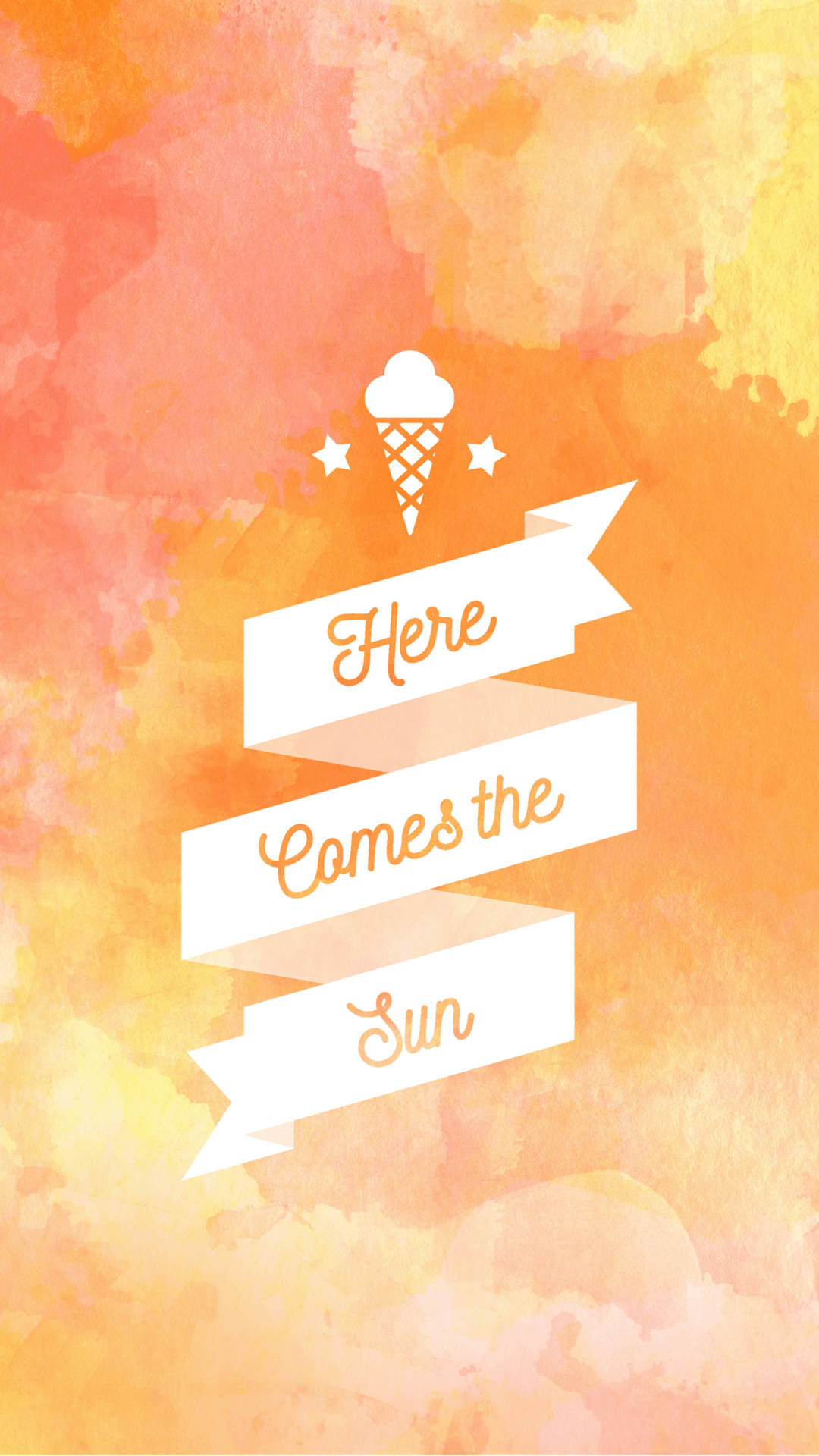 Summer Season Here Comes The Sun Background
