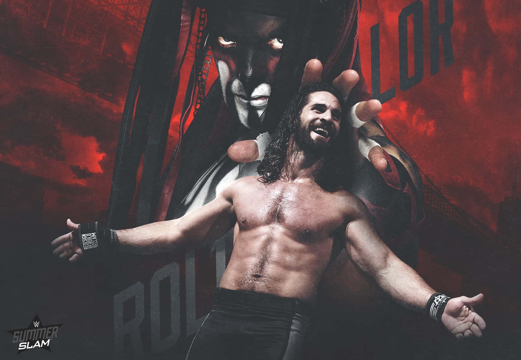 Summer Slam Seth Rollins Background