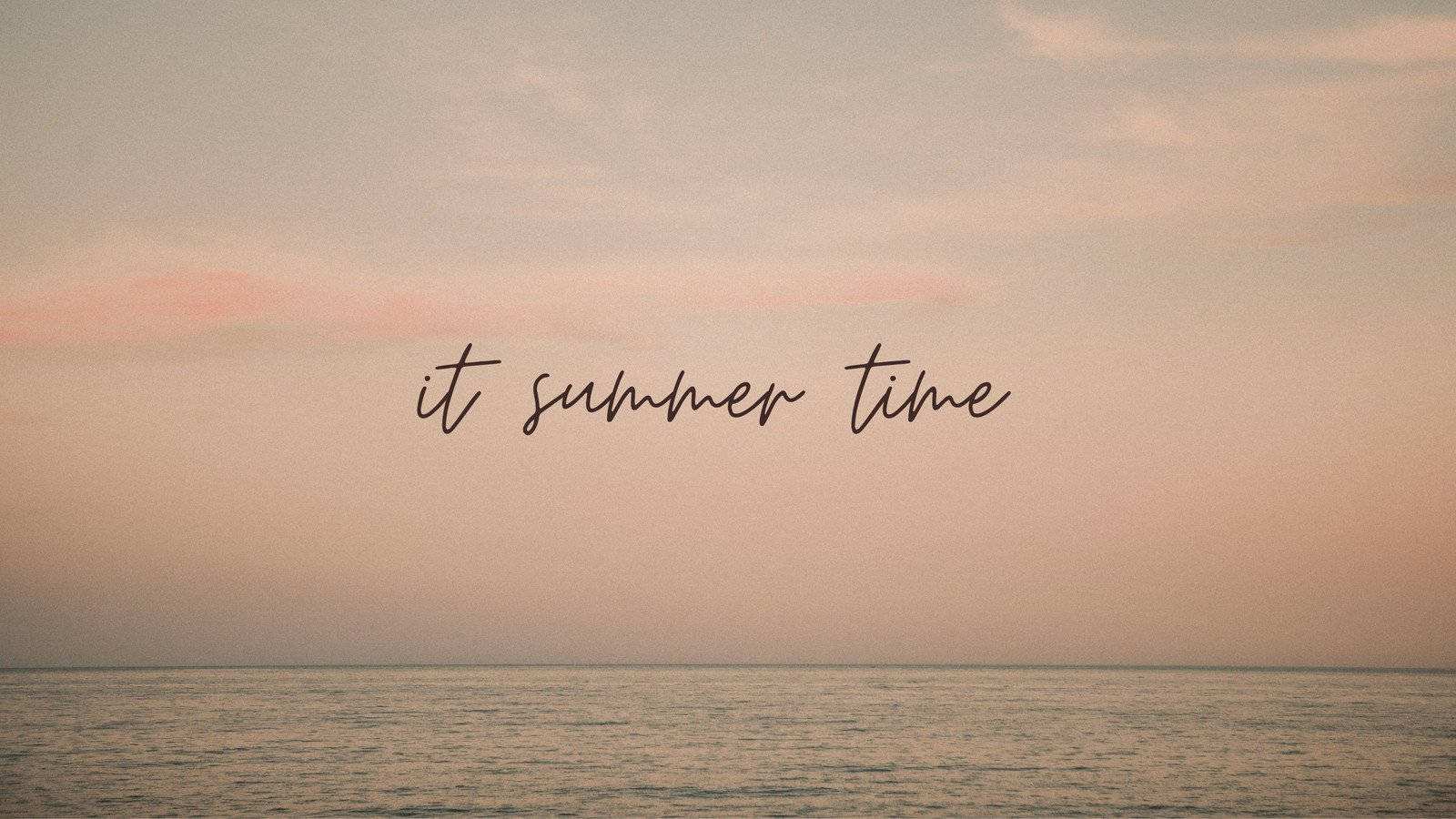 Summer Time Quote Laptop Background