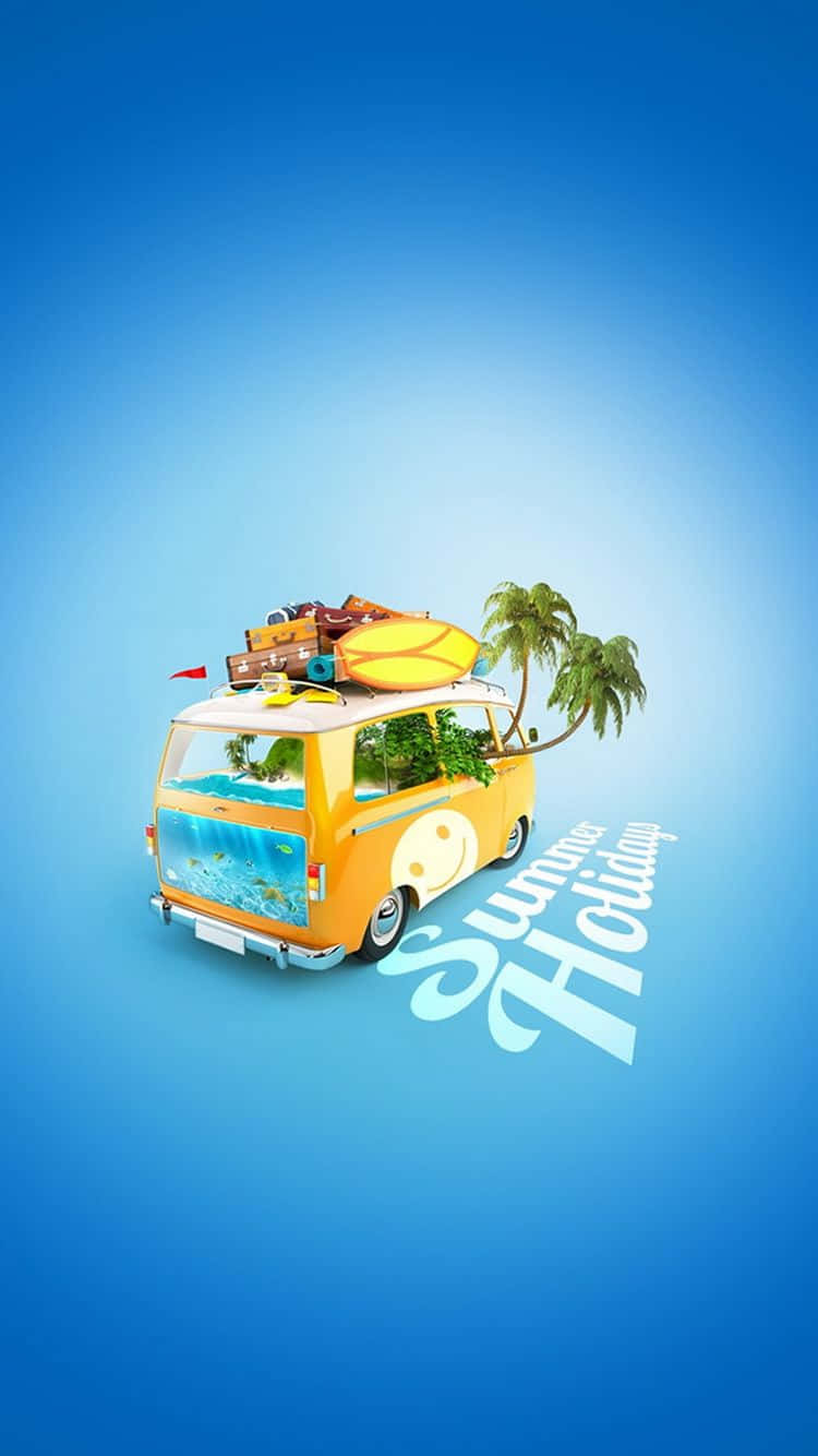 Summer Vibe Holiday Iphone Background