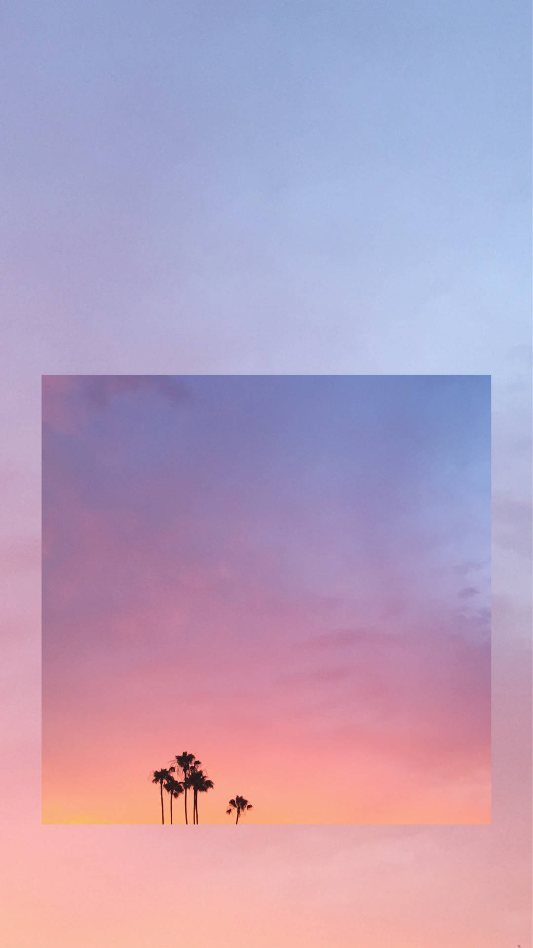 Summer Vibes Purple Sky Background