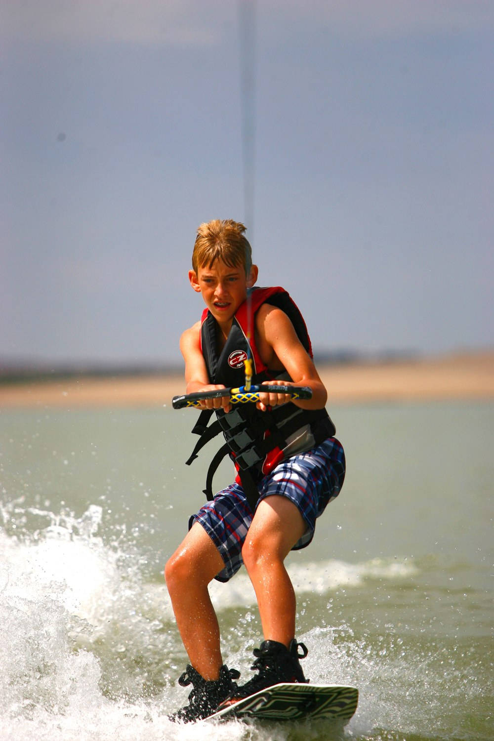 Summer Water Activity Beach Wakeboarding