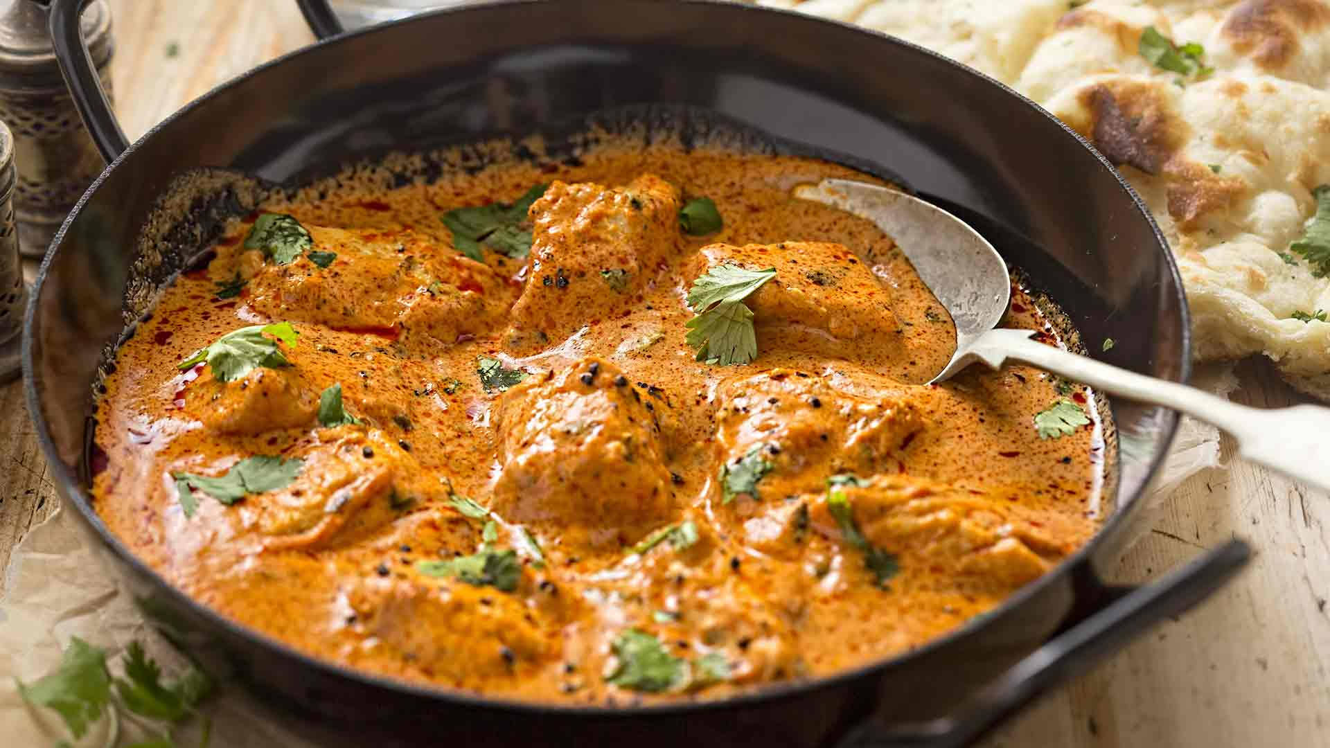 Sumptuous Butter Chicken Delight Background