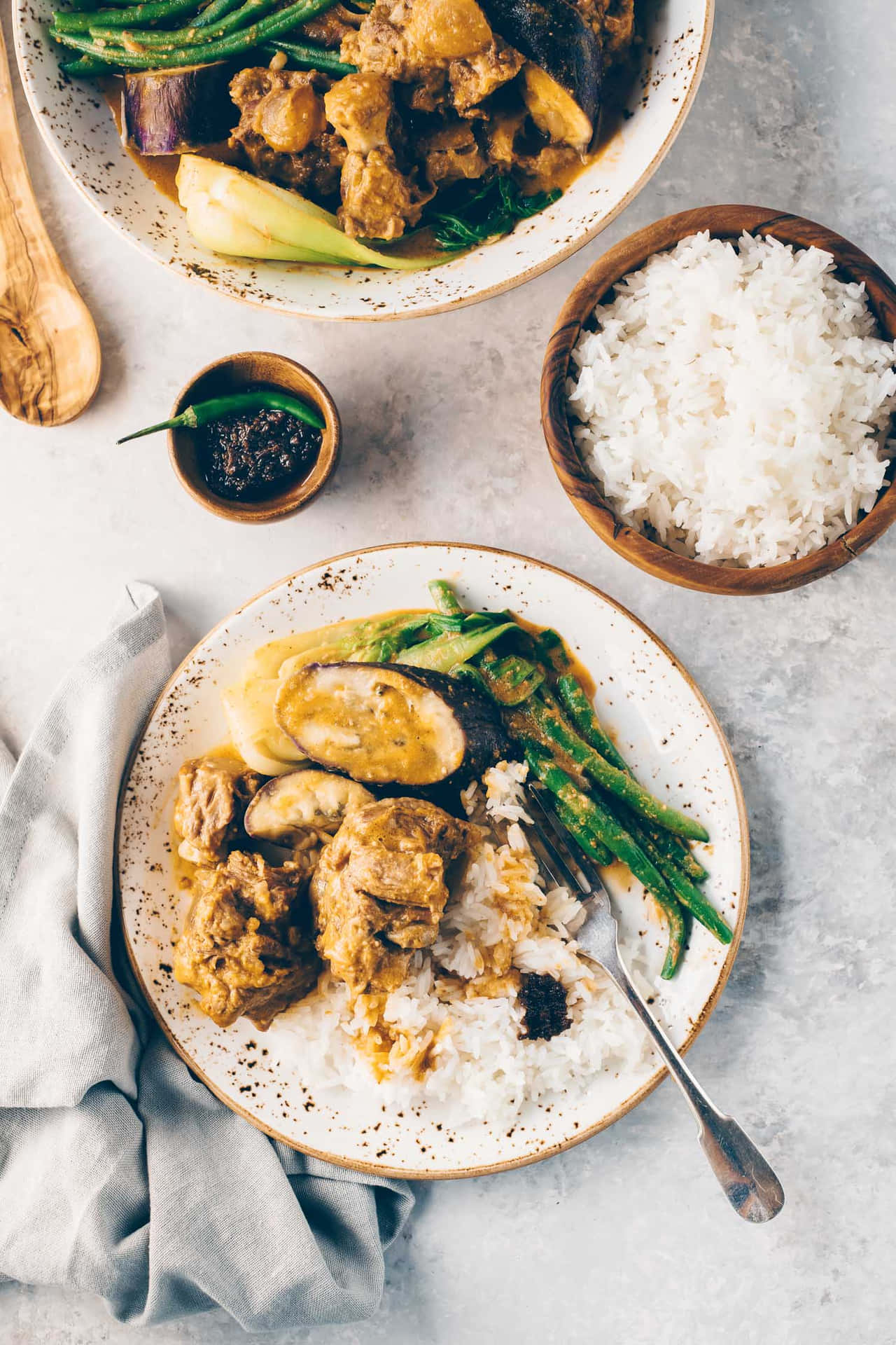 Sumptuous Kare-kare - A Delightful Filipino Cuisine. Background