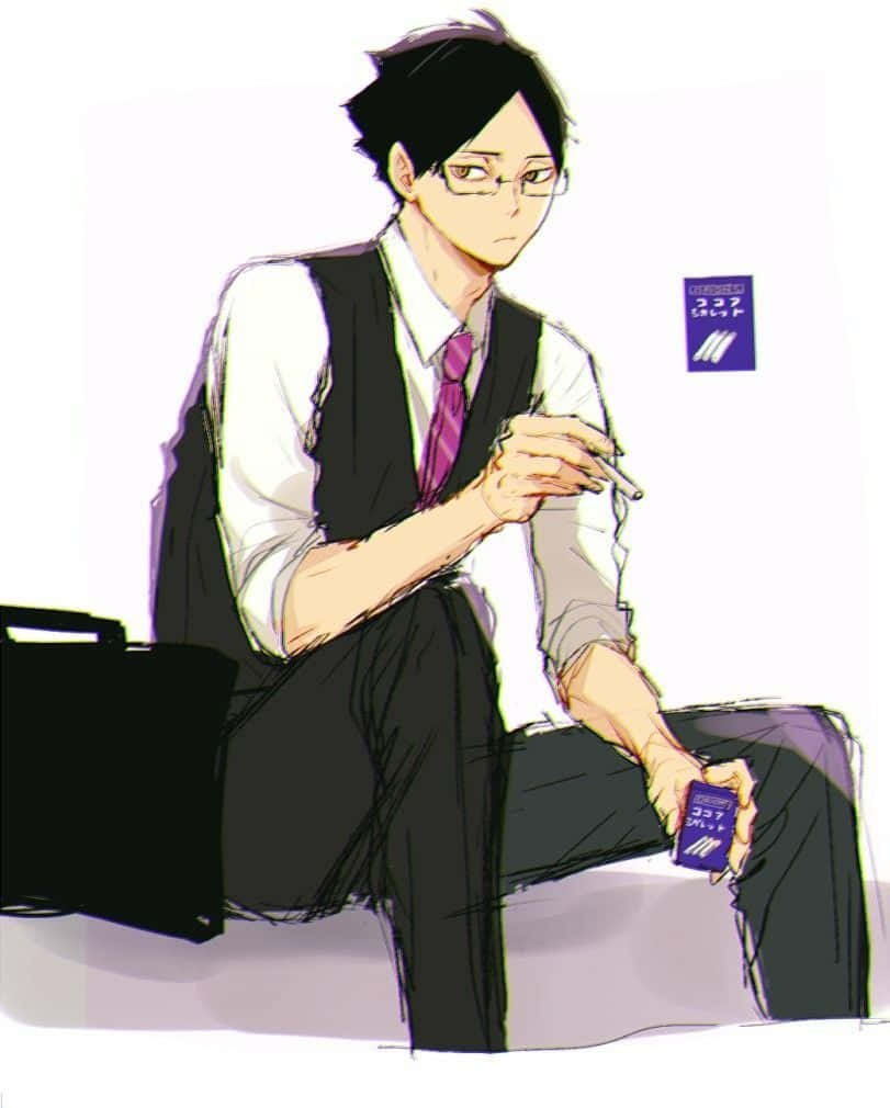 Suna Rintarou Formal Suit Digital Art Background
